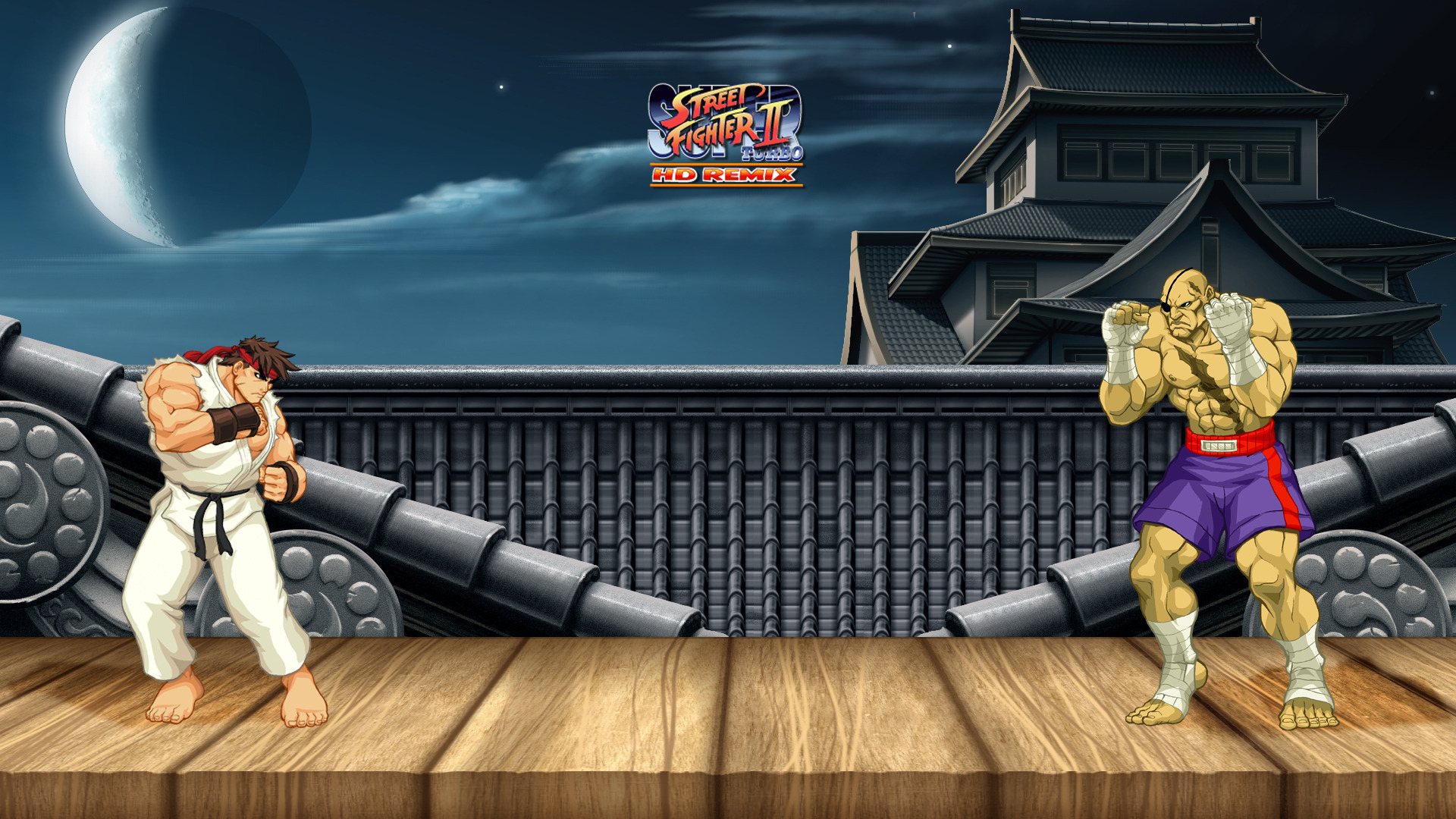 Ryu Vs Sagat Street Fighter Ii Wallpaper