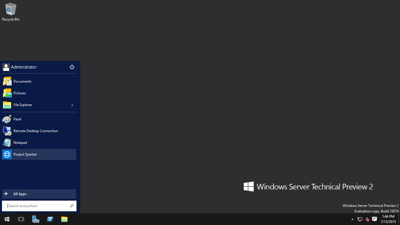 Windows Server 2016 Technical Preview 3 s pht hnh trong thng