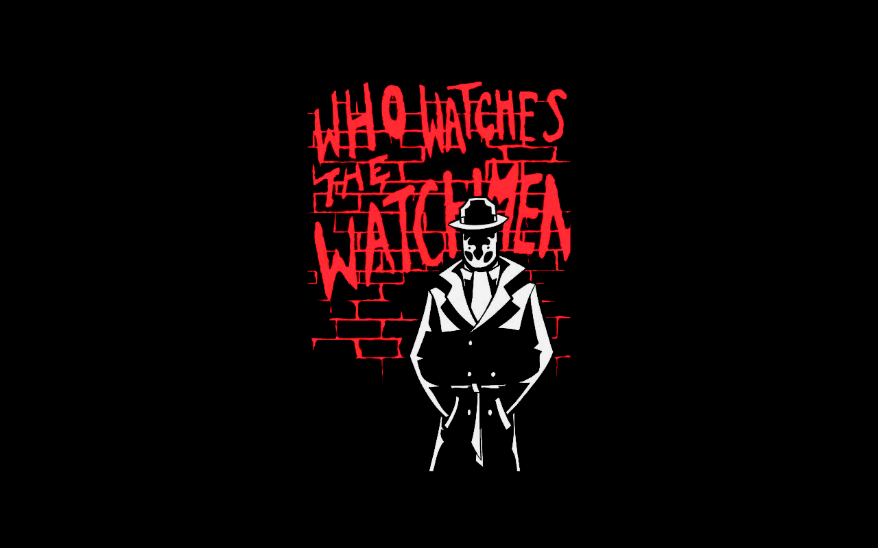 Watchmen Rorschach Wallpaper Graffiti