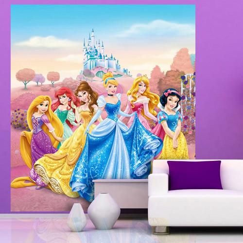 New Disney Princess Castle Large Wall Mural Room Decor Wallpaper