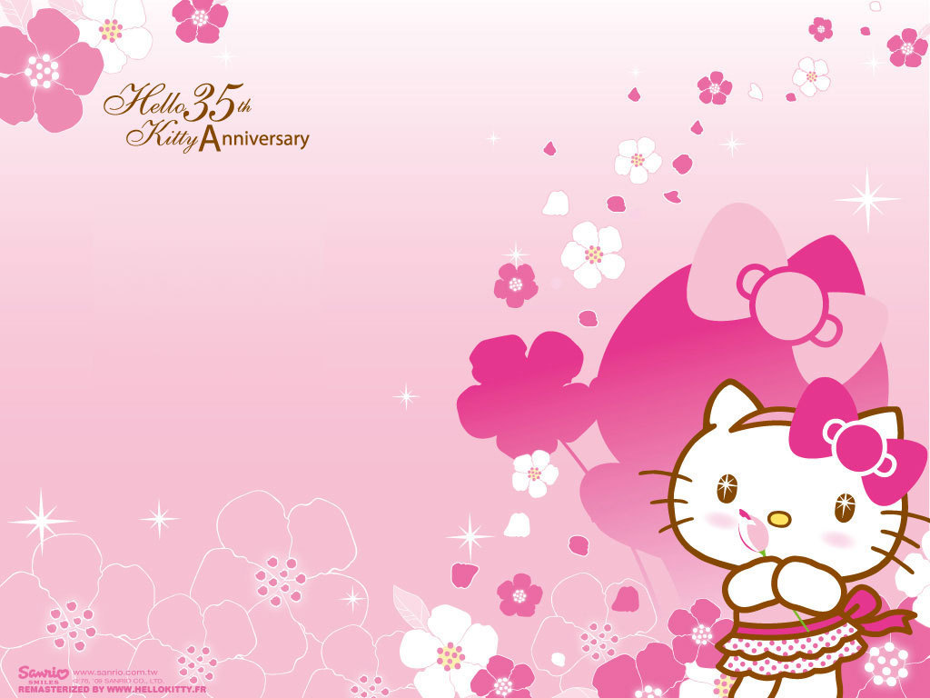 Kitty Wallpaper Pink Cute Hello