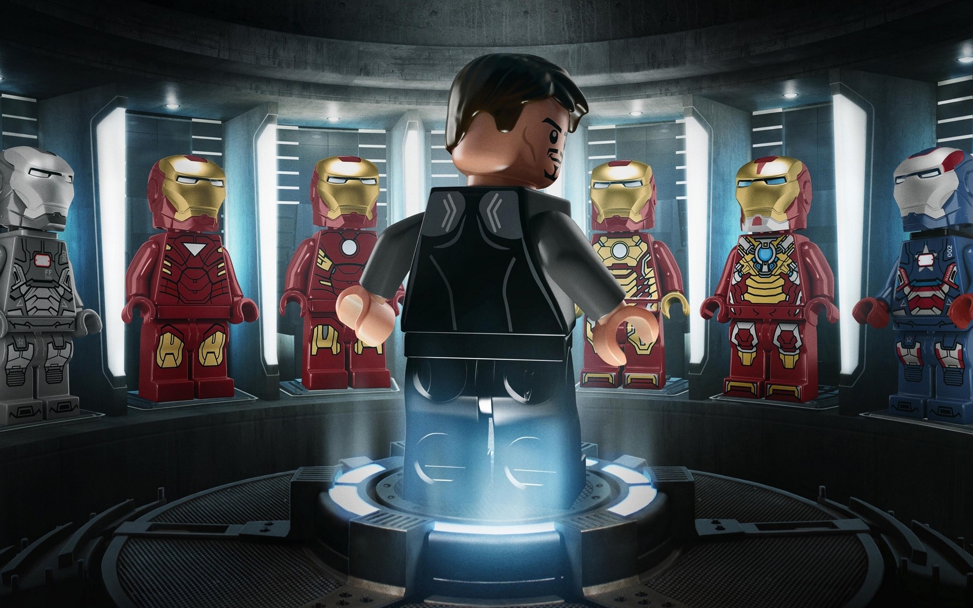 Iron Man Marvel Lego Superhero Wallpaper