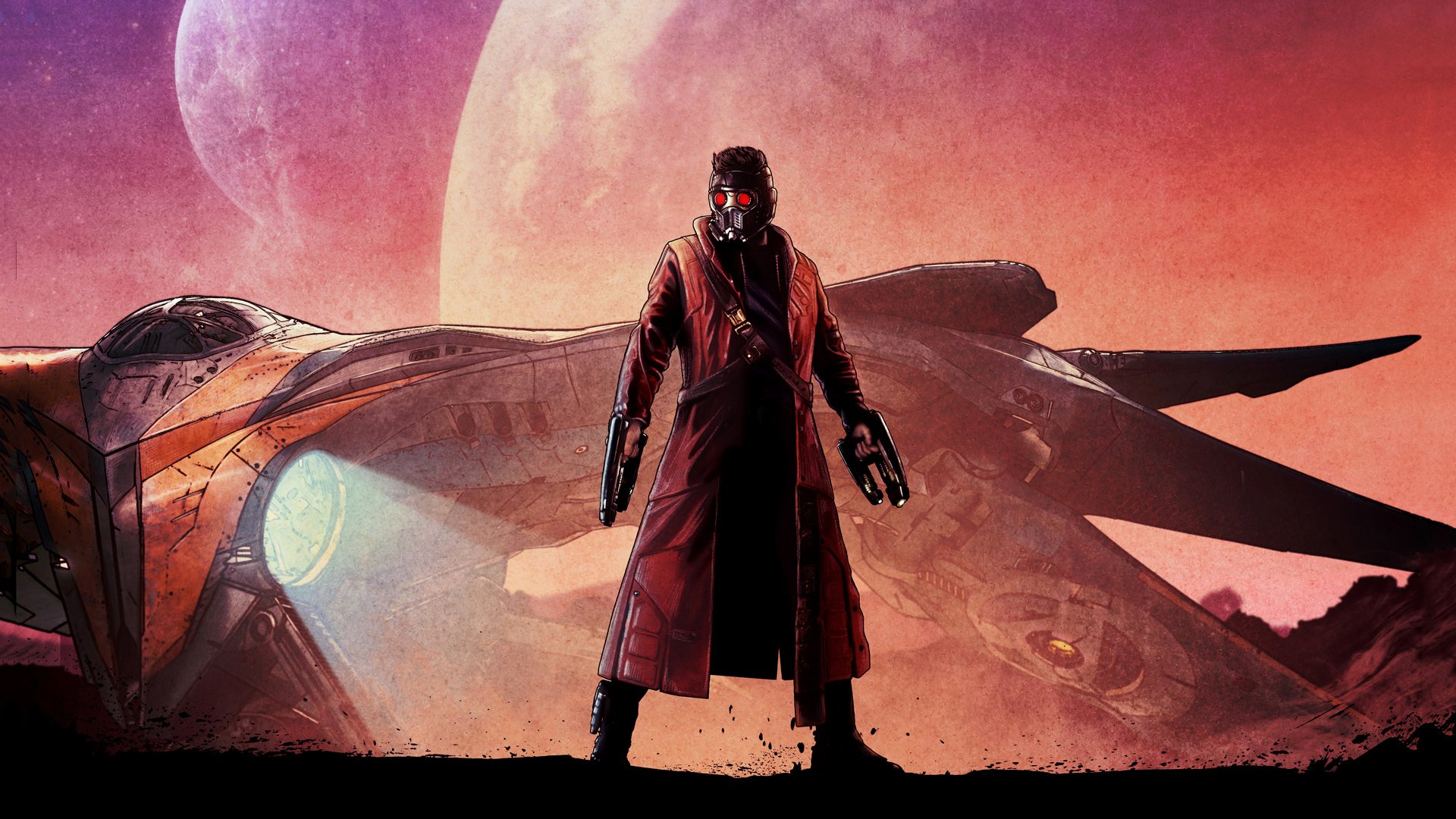 Guardians Of The Galaxy Comic Star Lord HD Wallpaper