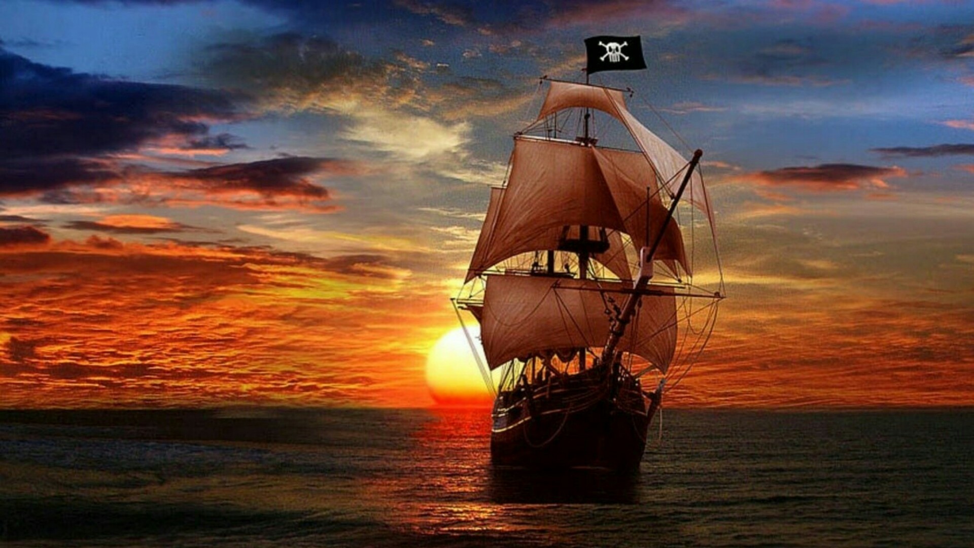 Pirate Ship Wallpaper