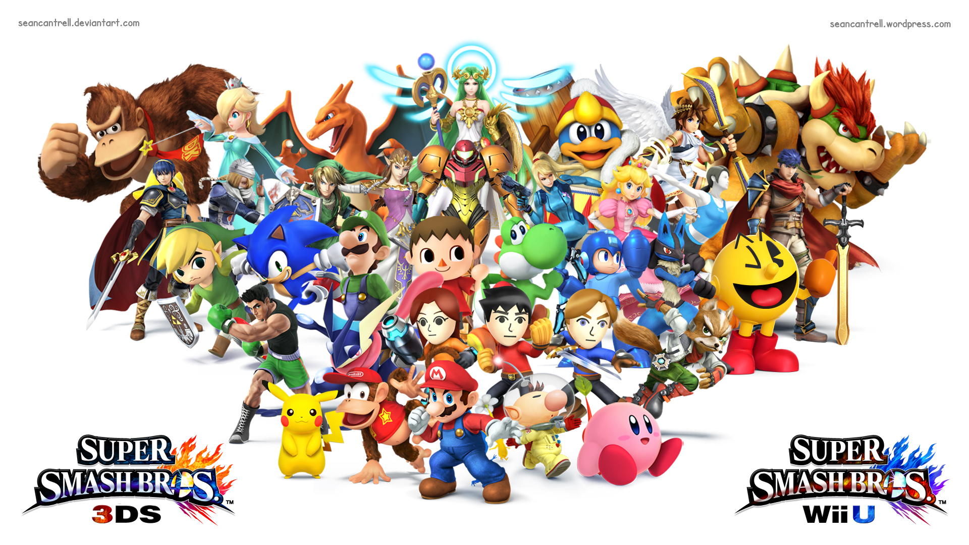 Super Smash Bros Wii U 3ds Wallpaper By Seancantrell
