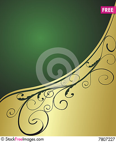 Green And Gold Background Stock Photos Image