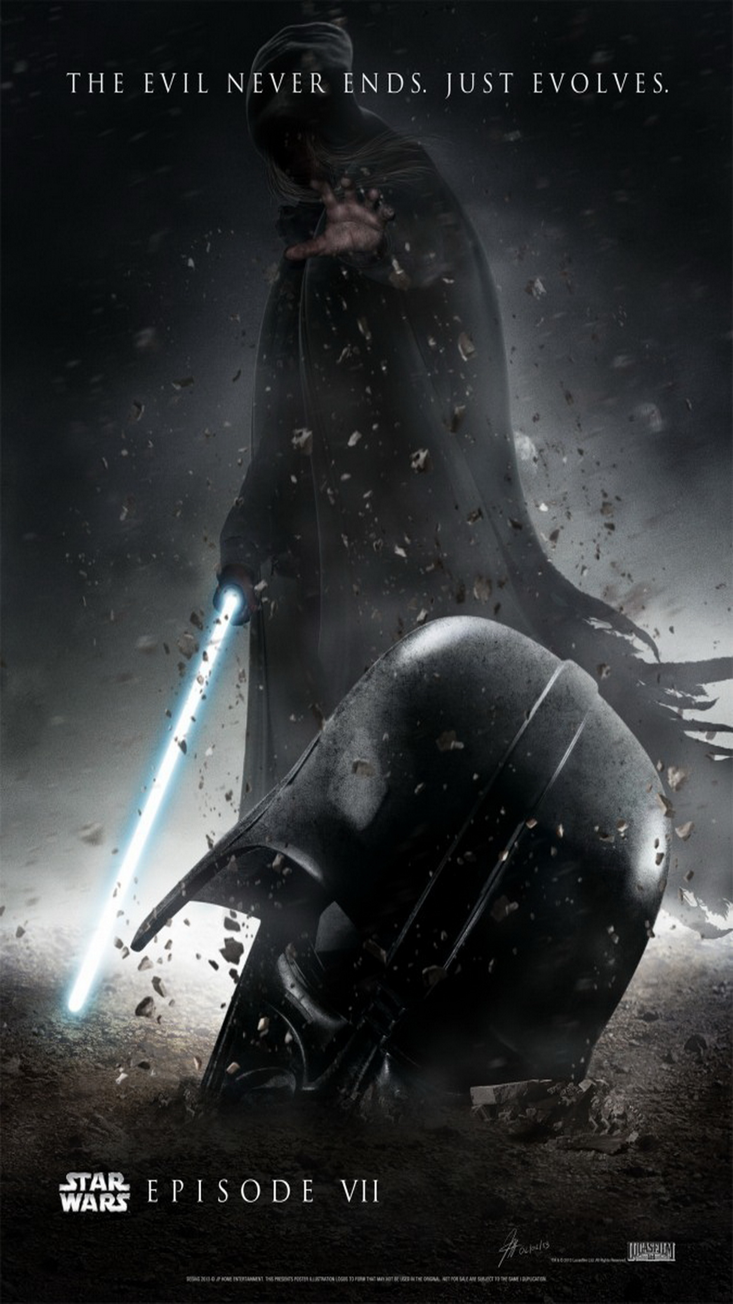  Episode VII The Force Awakens 2015 Poster Galaxy Note Wallpaper