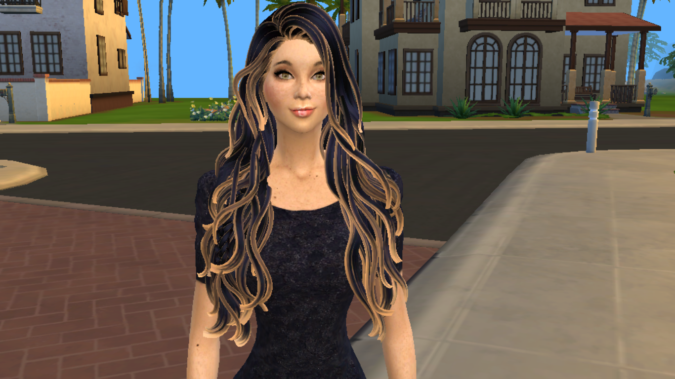 The Sims Custom Content Hair Glitch By Fatalframer3