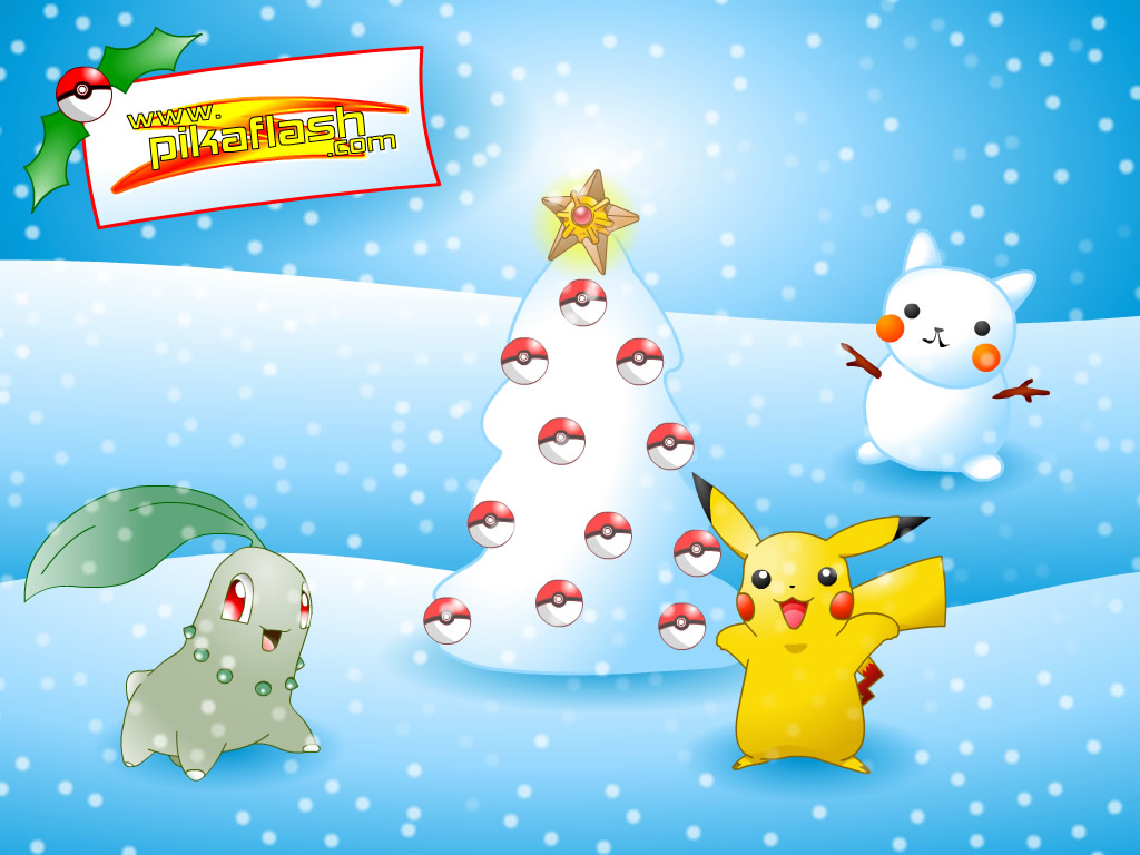 Pokemon Christmas Bash Wallpaper