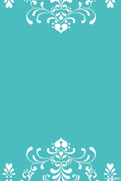 Turquoise Tiffany Blue Pattern Edge iPhone Phone Wallpaper Background