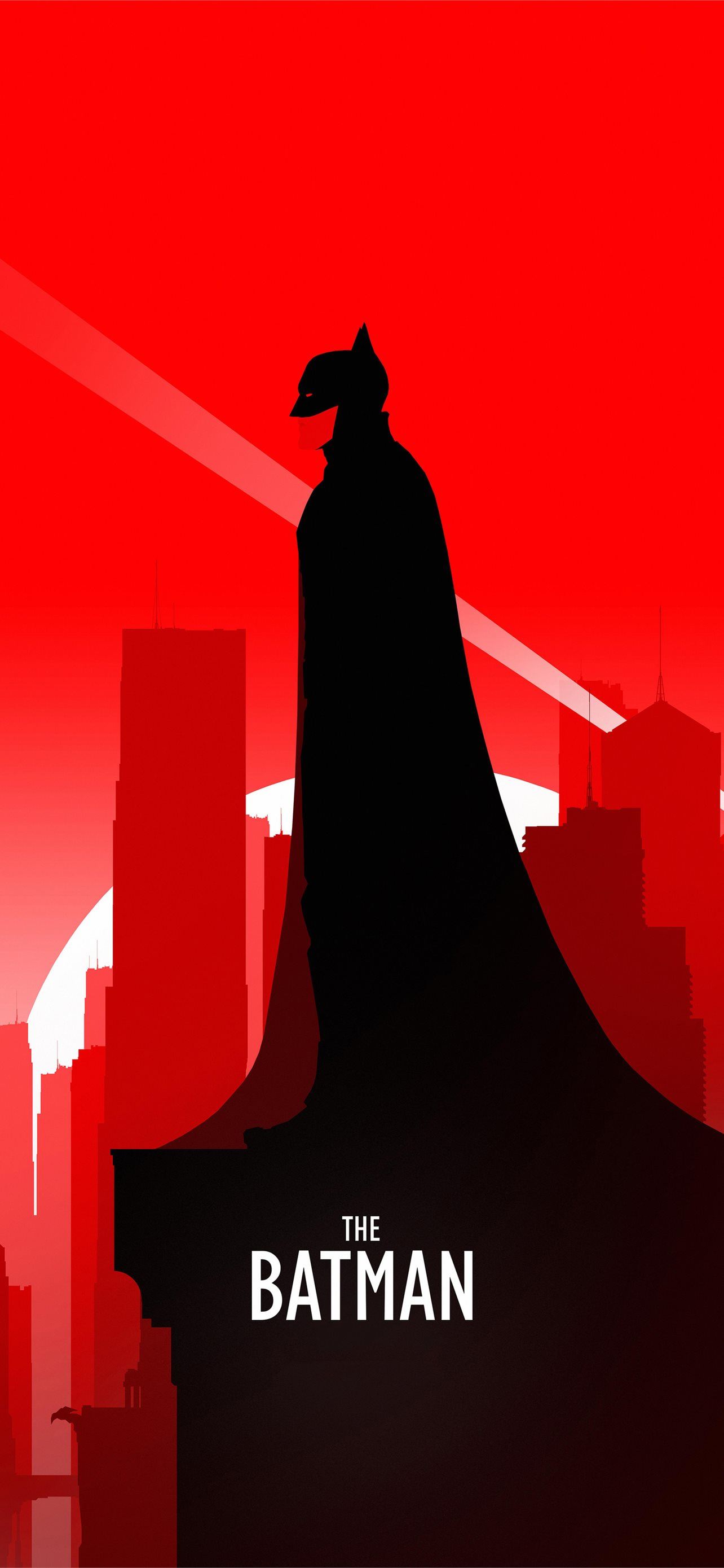 The Batman Robert Pattinson Minimal Poster 5k iPhone Wallpaper