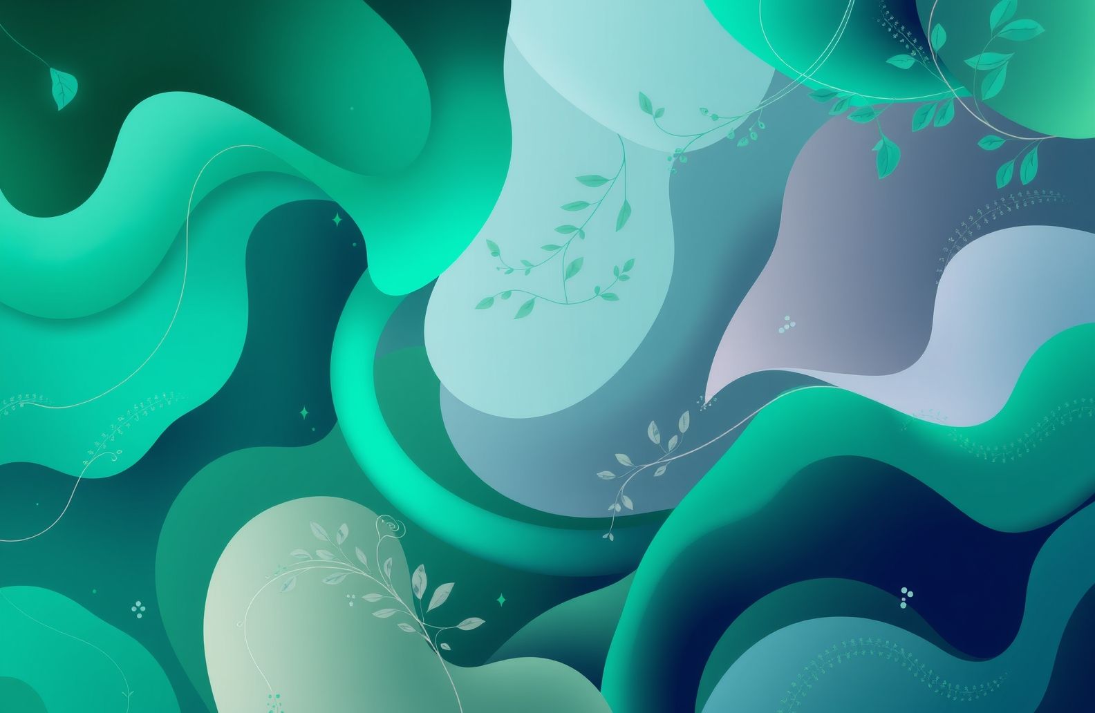 Abstract Green Wallpaper