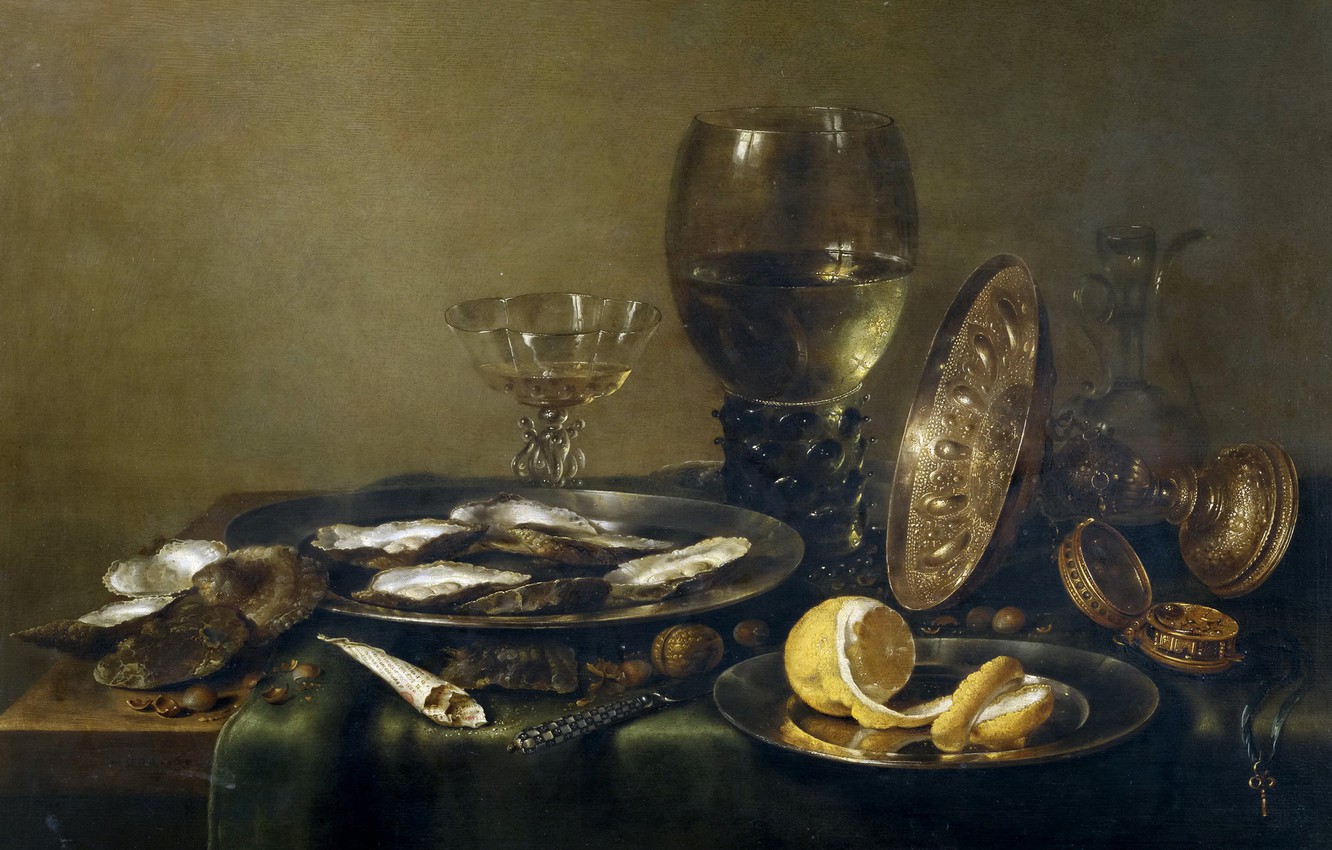 Wallpaper Picture Willem Claesz Heda Still Life With A Silver