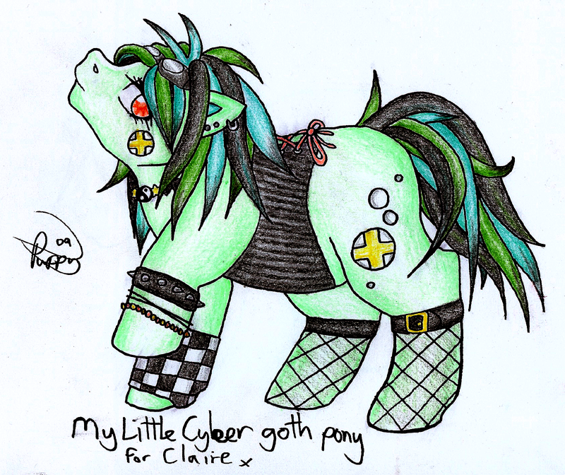 My Little Cyber Goth Pony By Werepuppy HD Walls Find Wallpaper