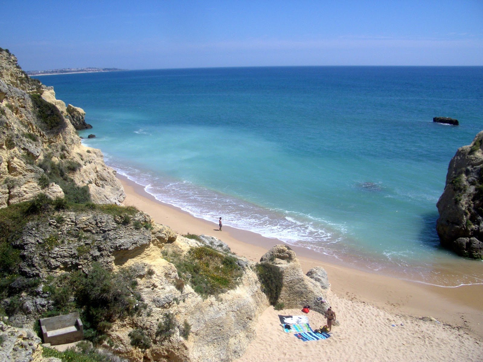Pin Beach Algarve Portugal Landscape And Scenic Desktop Wallpaper