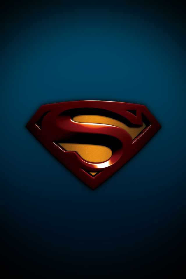 Iphone 4 Wallpaper Superman Logo Latest Mobile Phones Watches 9433 639x959