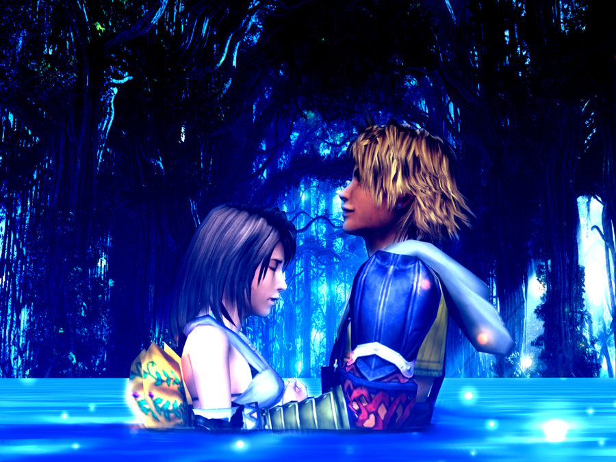 Yuna And Tidus At The Spring Wallpaper By Nonplayer2 HD Walls Find