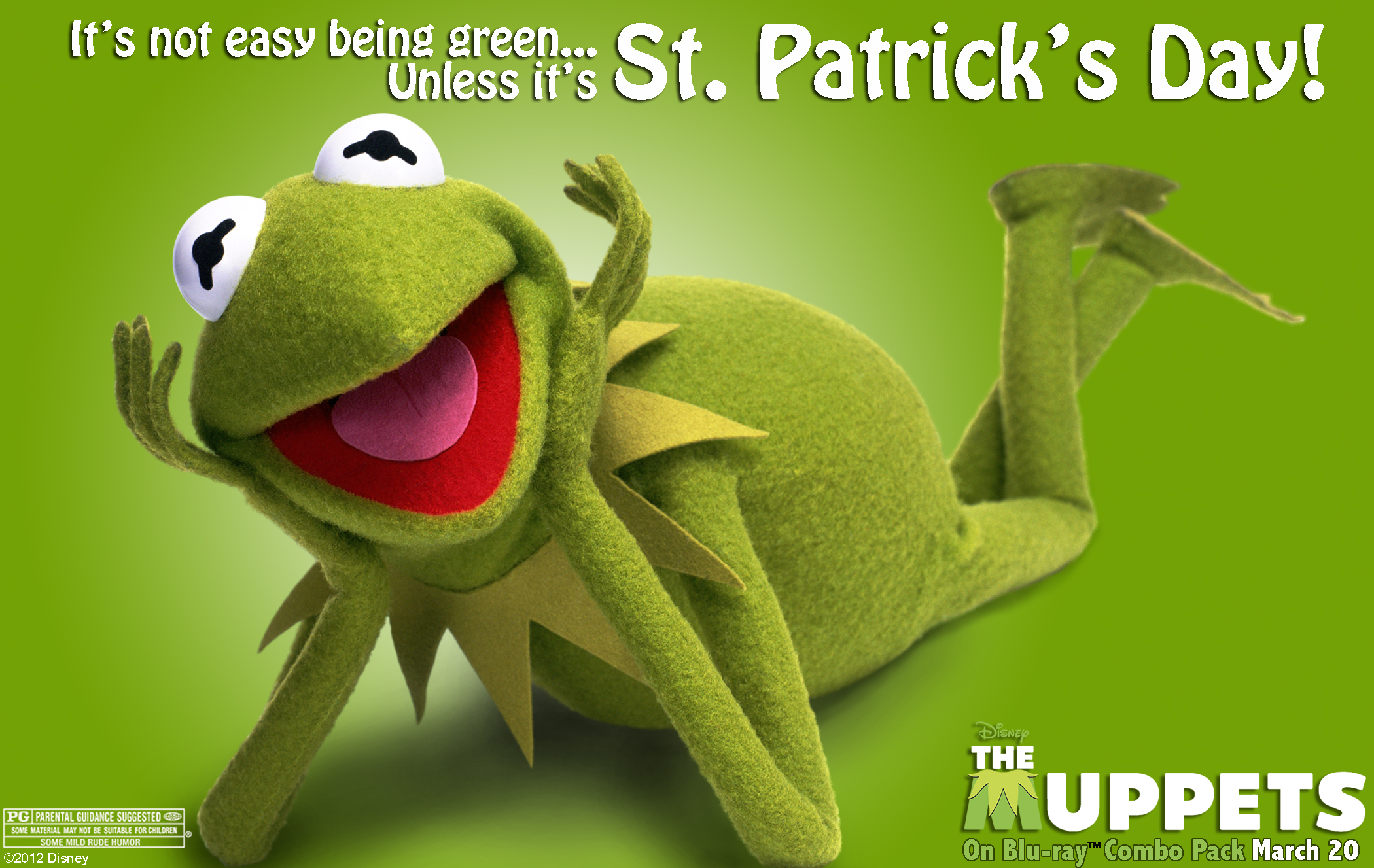 Happy St Patrick S Day From Kermit The Frog