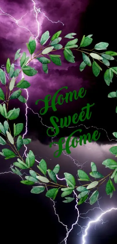 Home Sweet Lightning Wallpaper