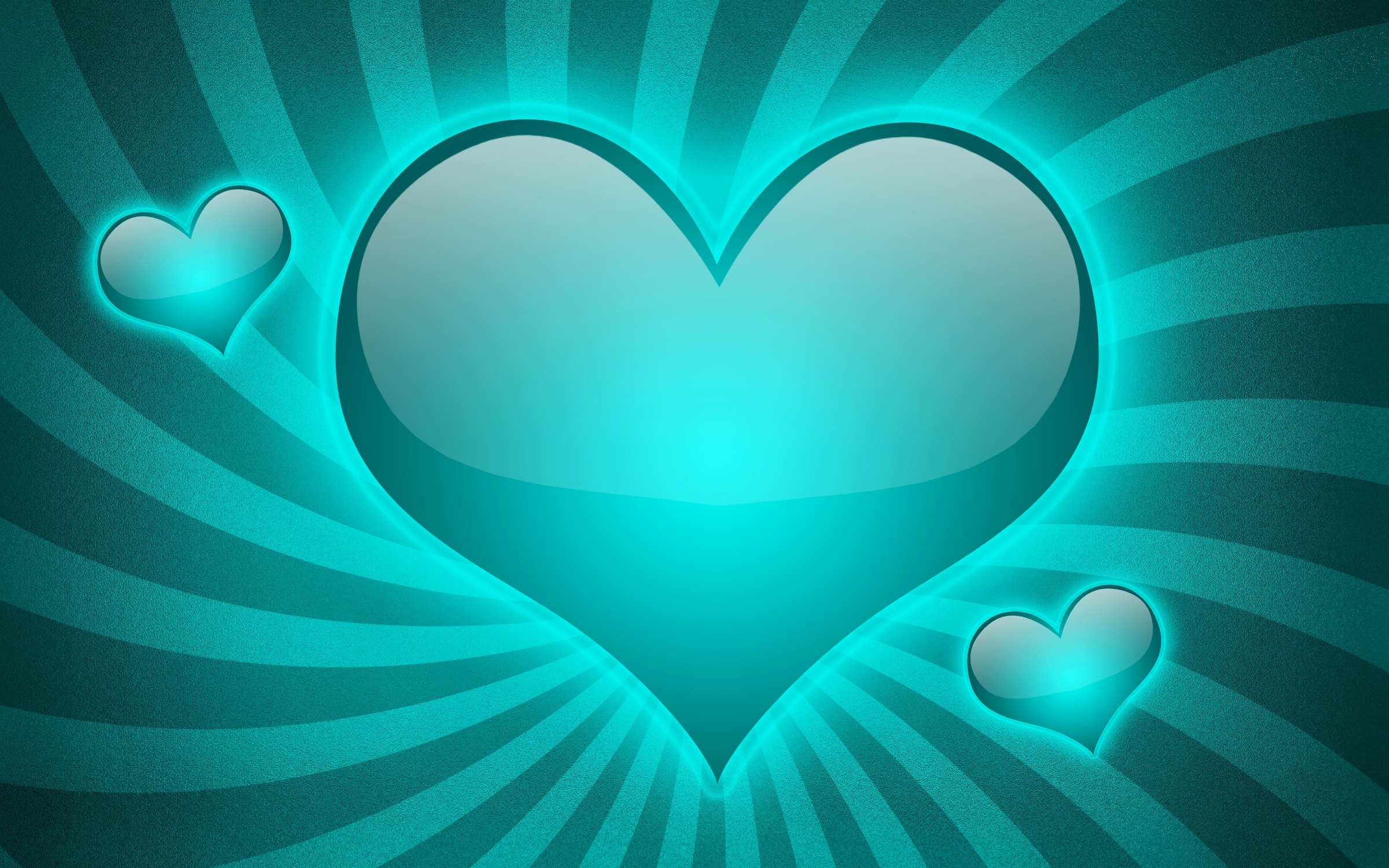 Blue Hearts Wallpaper