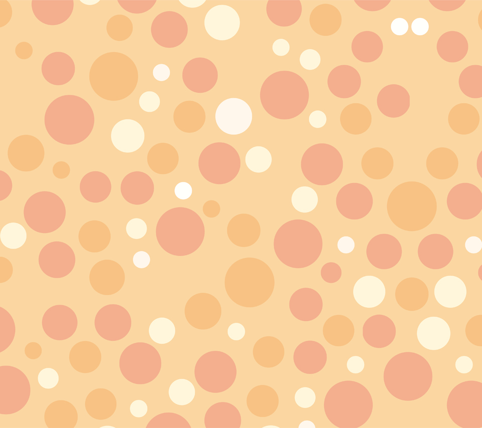 Dots Polka Dot Orange Warm White Red Simple Wallpaper