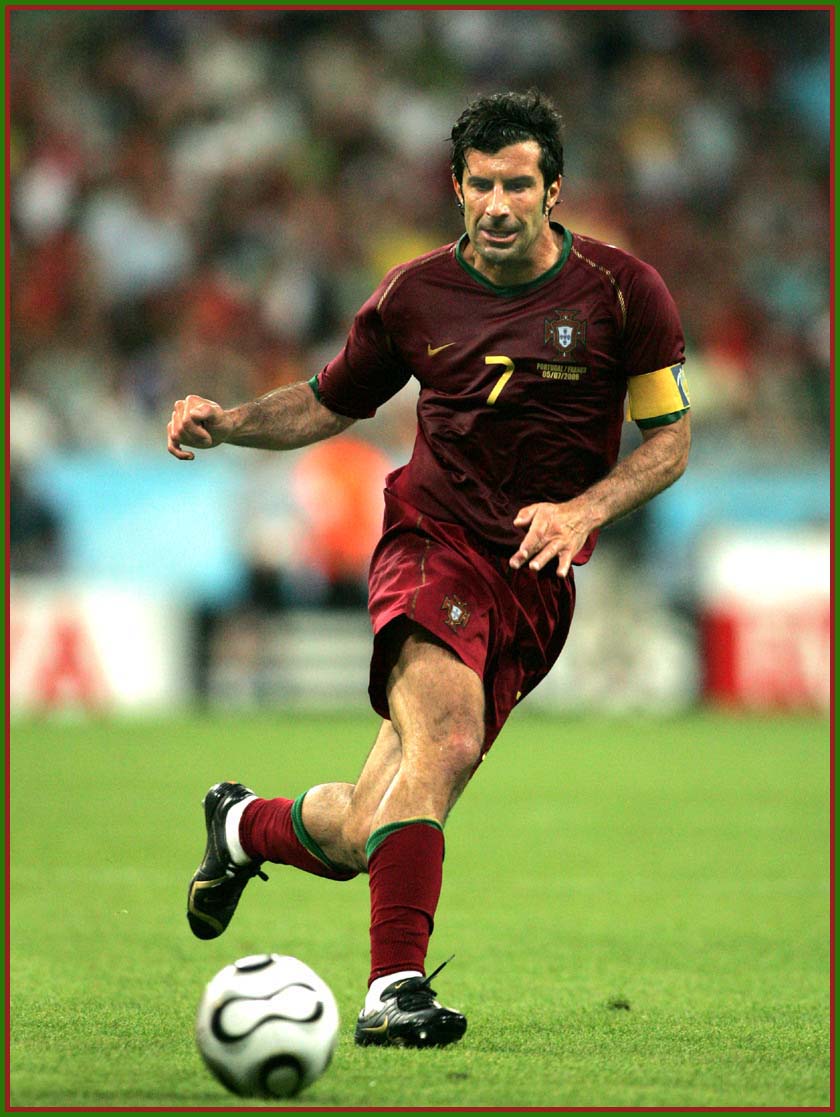 Luis Figo Professional Portuguese Footballer Go Sport