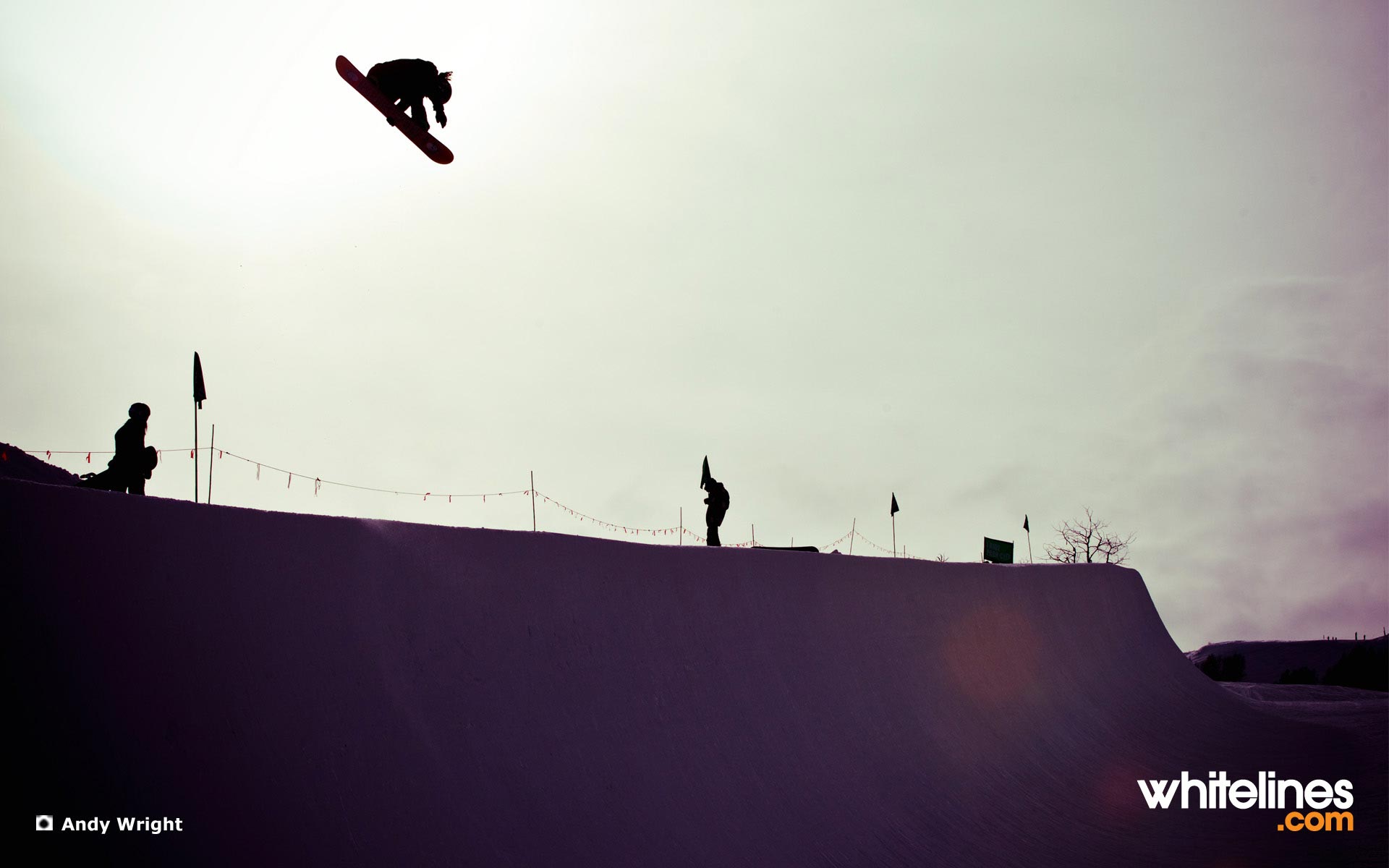 Snowboard Wallpaper Shaun White Floats above Park City Utah