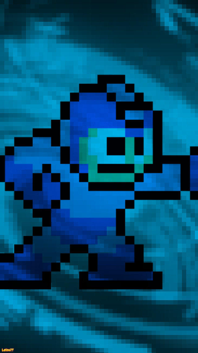 Mega Man Bit iPhone Wallpaper By Latios77