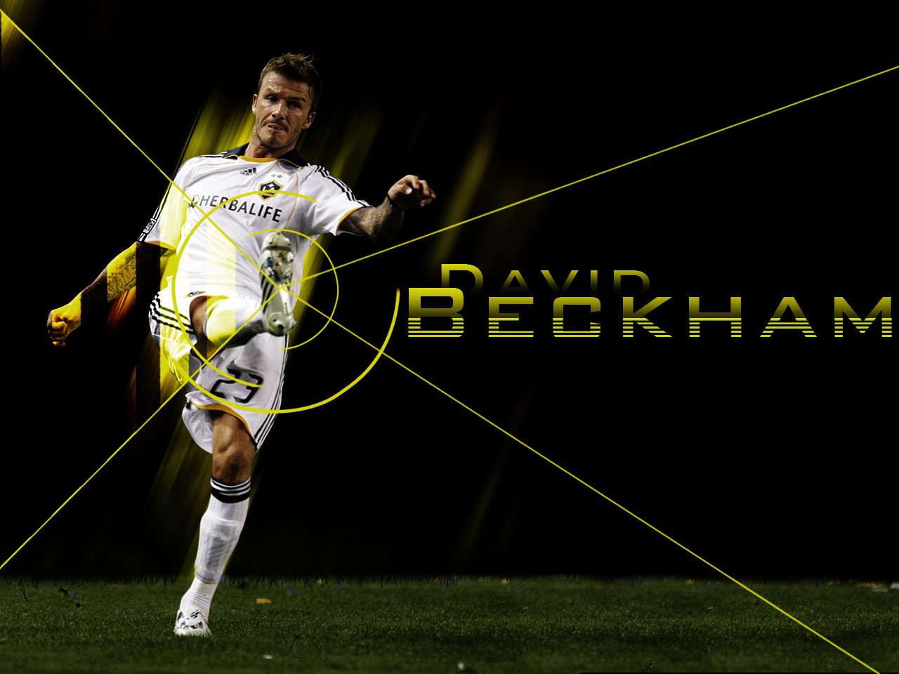 Wallpaper Graphic and Vector David Beckham   Los Angeles Galaxy