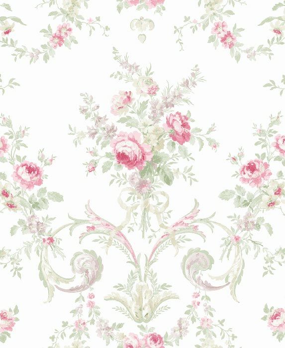 Wallquest Chambray Fg60701 French Vintage Wallpaper