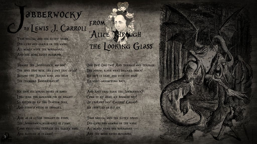 Jabberwocky Poem Wallpaper By Roguevincent