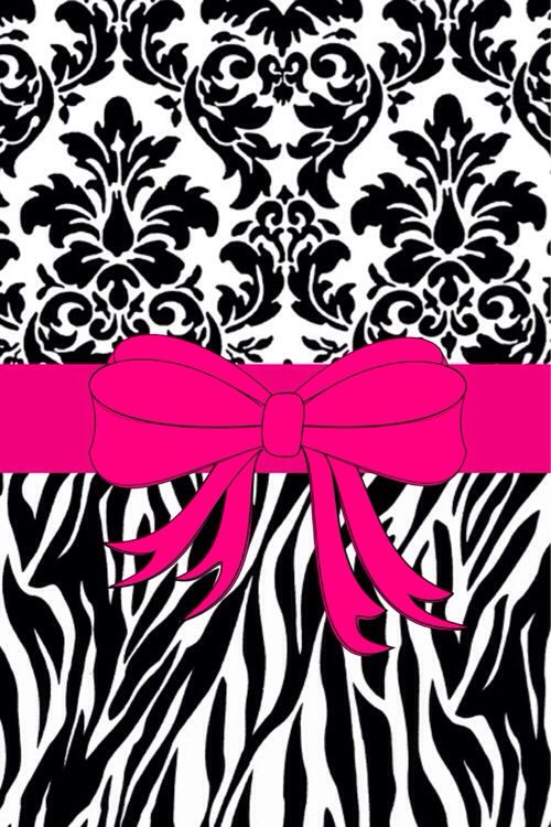 Pink And Black Designs Wallpaper Background