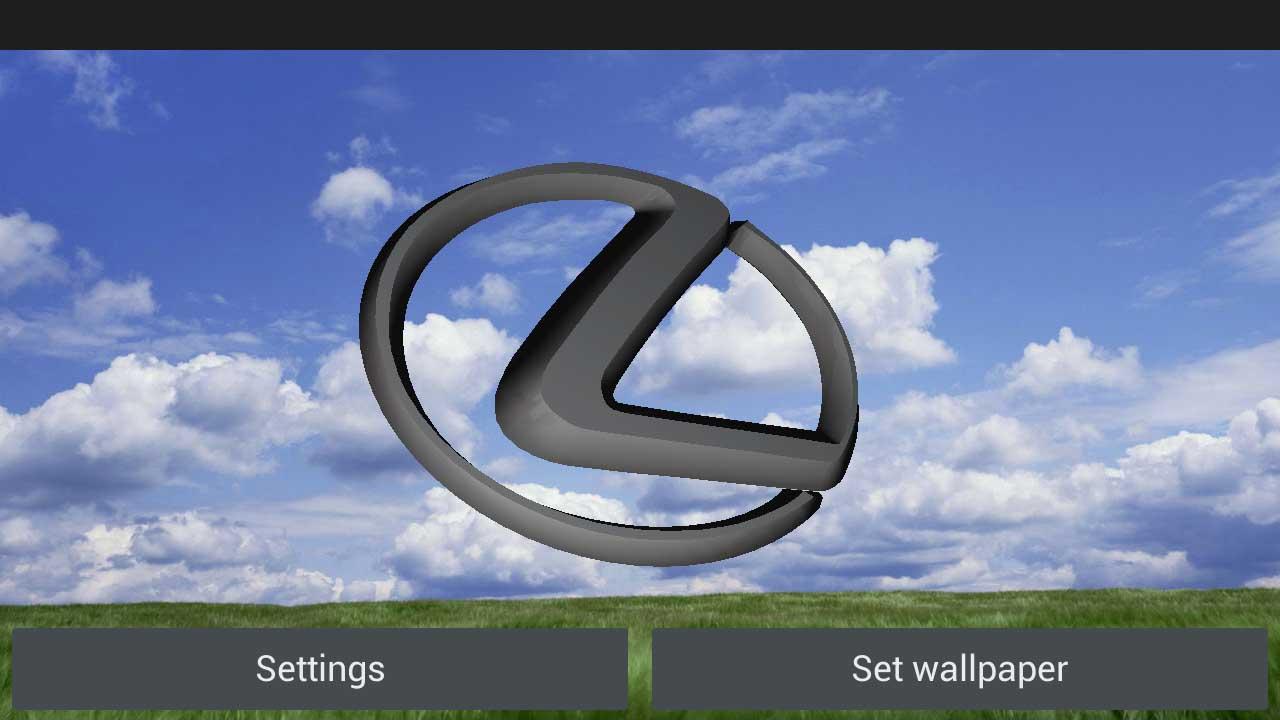 3d Lexus Logo Live Wallpaper