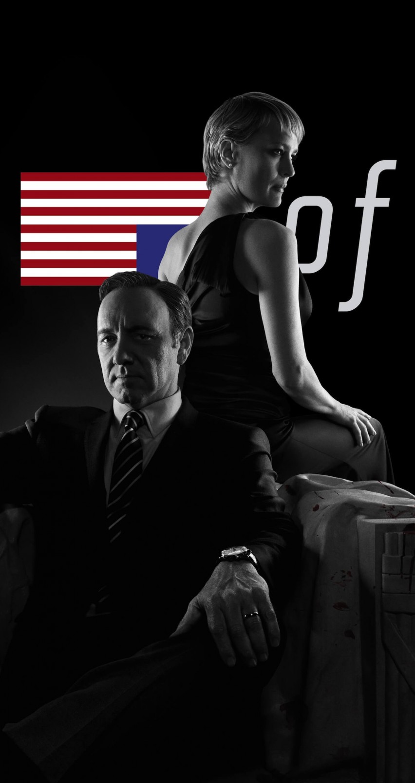 House Of Cards Black White HD Wallpaper For iPhone