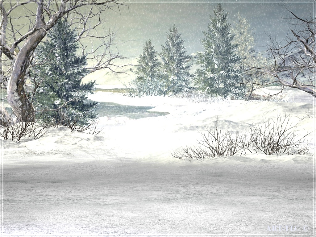 Wallpaper By Art Tlc Snow Scenes