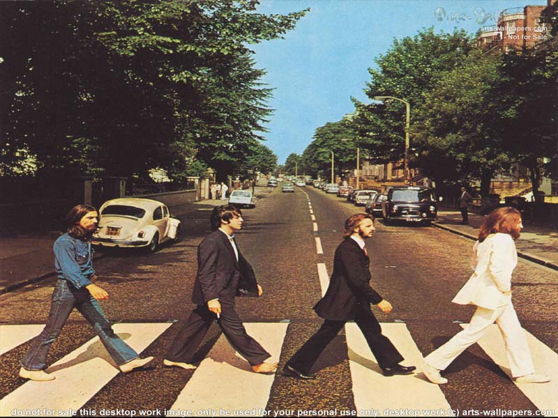 Beatles Abbey Road Poster Wallpaper Desktop The