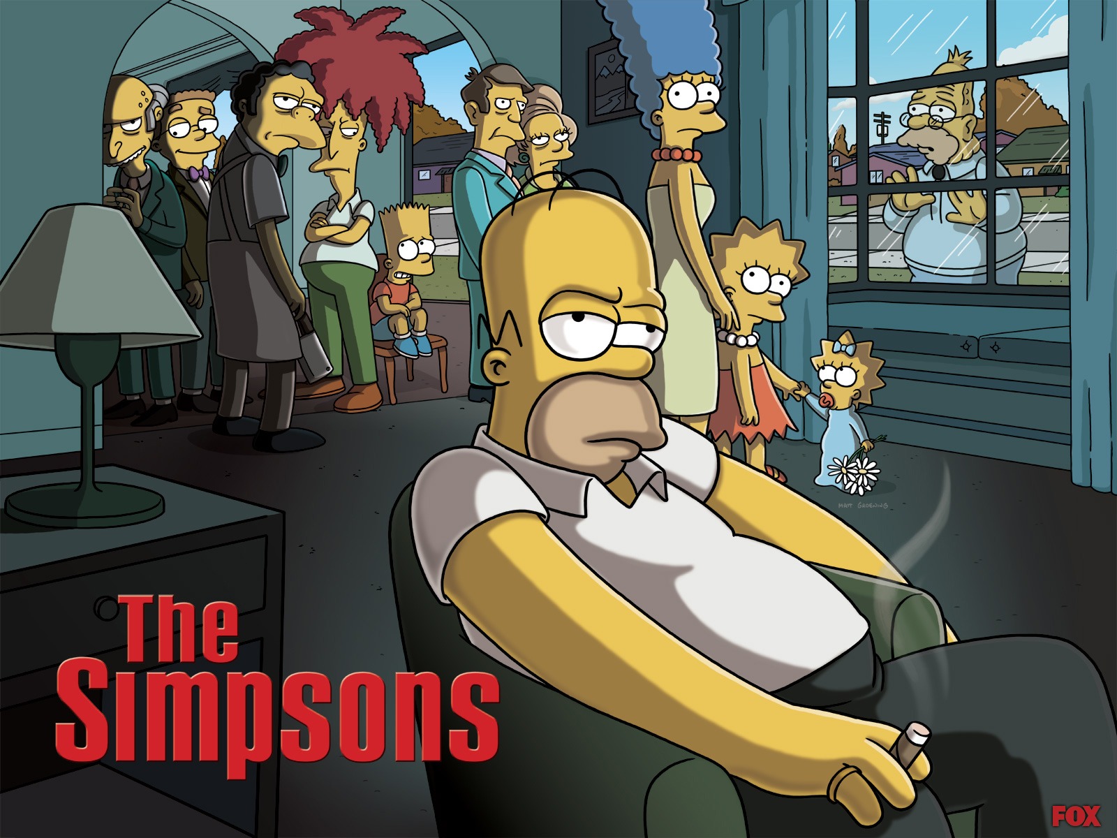 Simpsons Wallpaper Homer Simpson Achtergrond HD