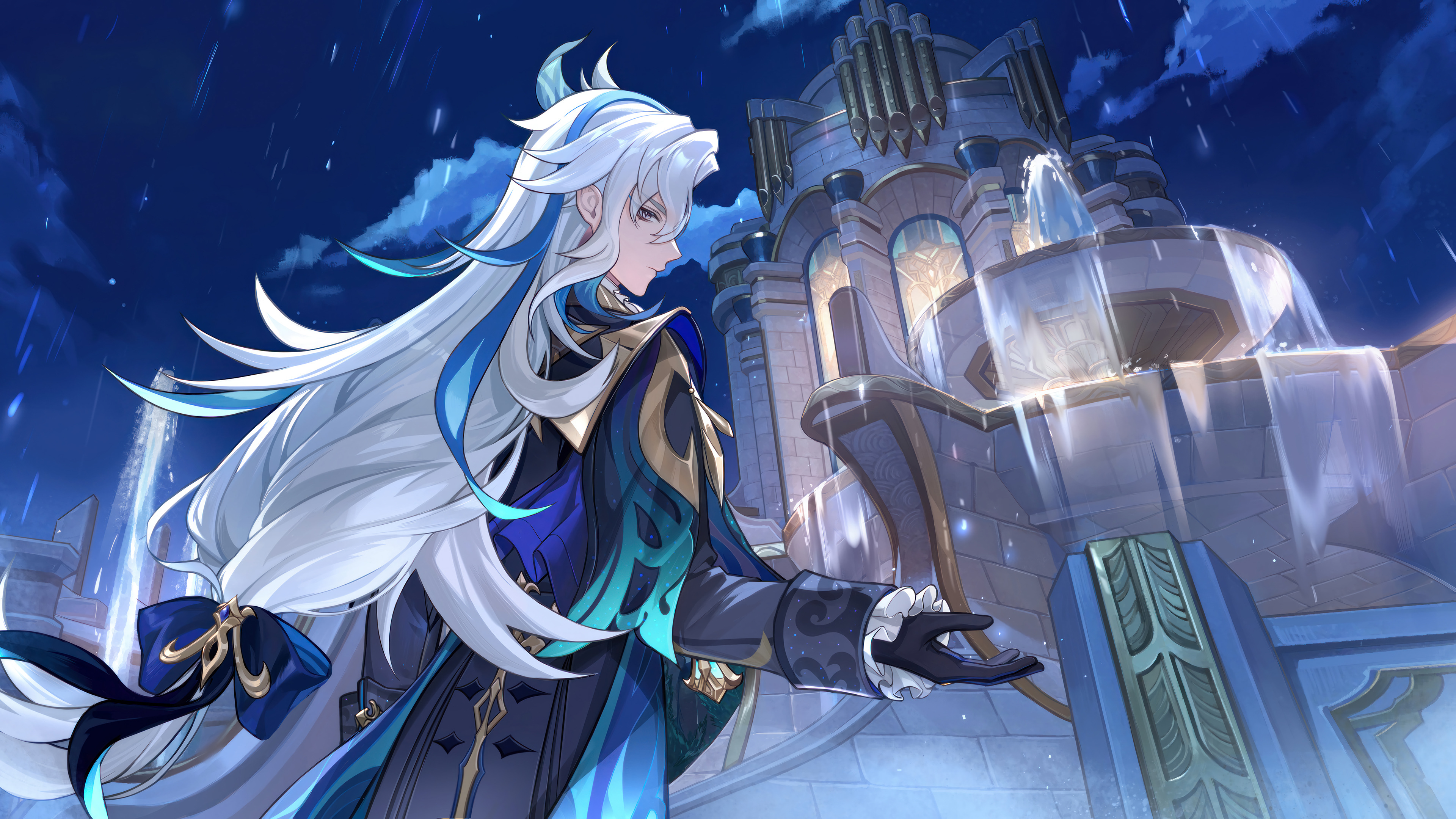 Neuvillette Genshin Impact 4k Wallpaper