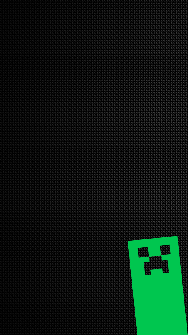 Minecraft Creeper iPhone Wallpaper