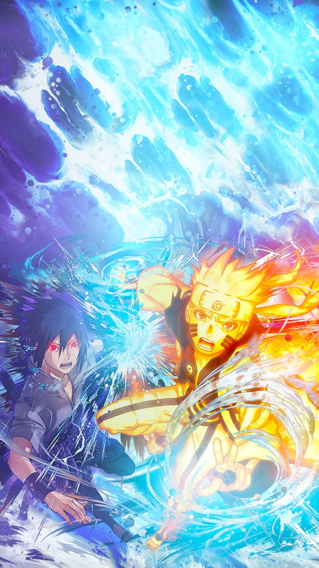 Naruto Vs Sasuke Shippuden HD Wallpaper