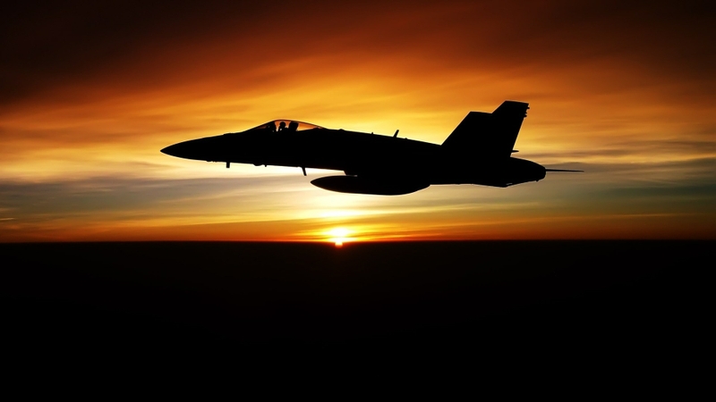 Air Force Logo Wallpaper Sunsets Aircrafts Military