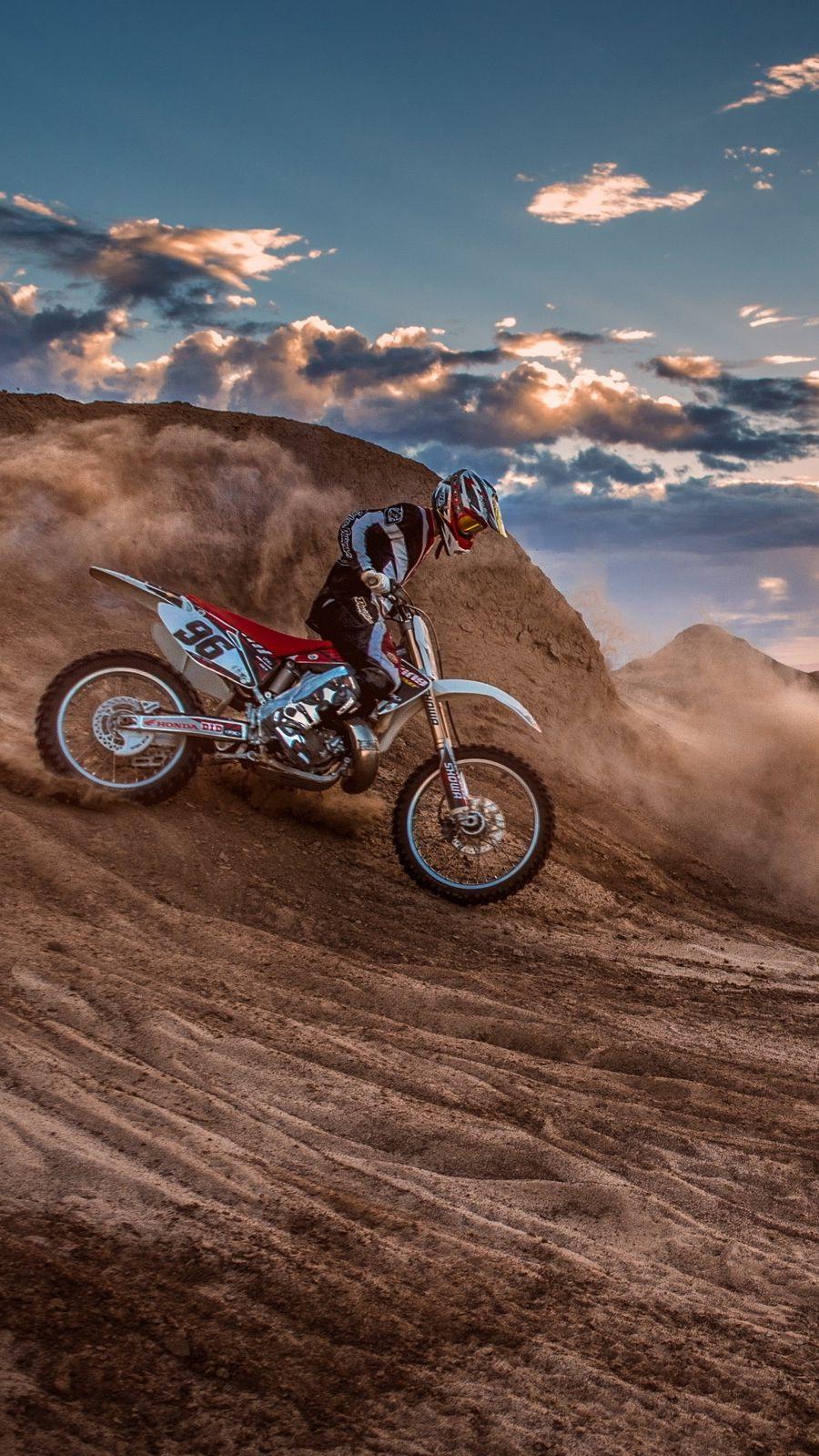 Motocross Stunt iPhone Wallpaper Moto