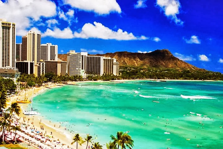 Waikiki Beach Hawaii Wallpaper Desktop HD X