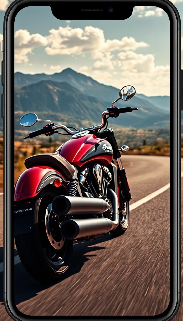 Indian Motorcycle Scout Phone Wallpaper