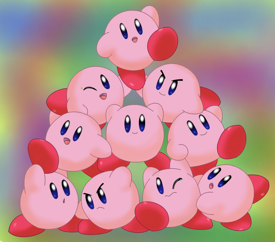 Cute Kirby Wallpaper Pile Up By Aven