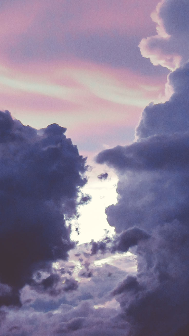 Clouds iPhone Wallpaper Pastel Quotes