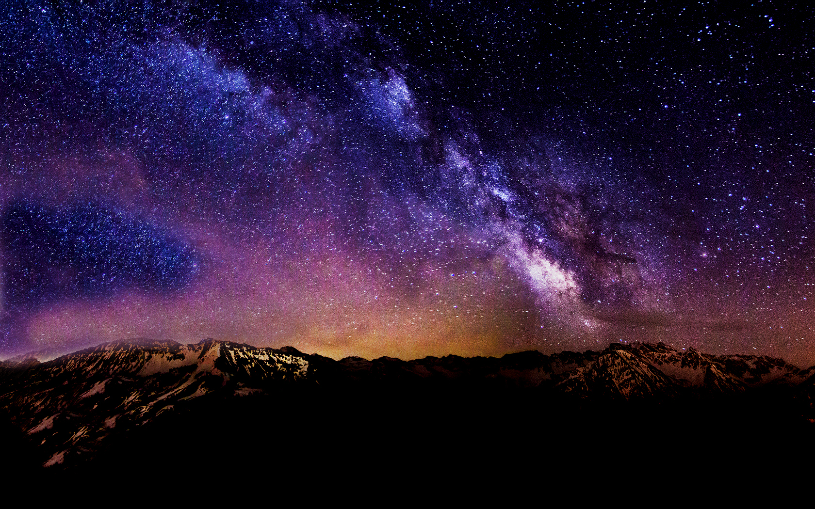 Post Milky Way Galaxy HD Desktop Wallpaper Wallpaperwide