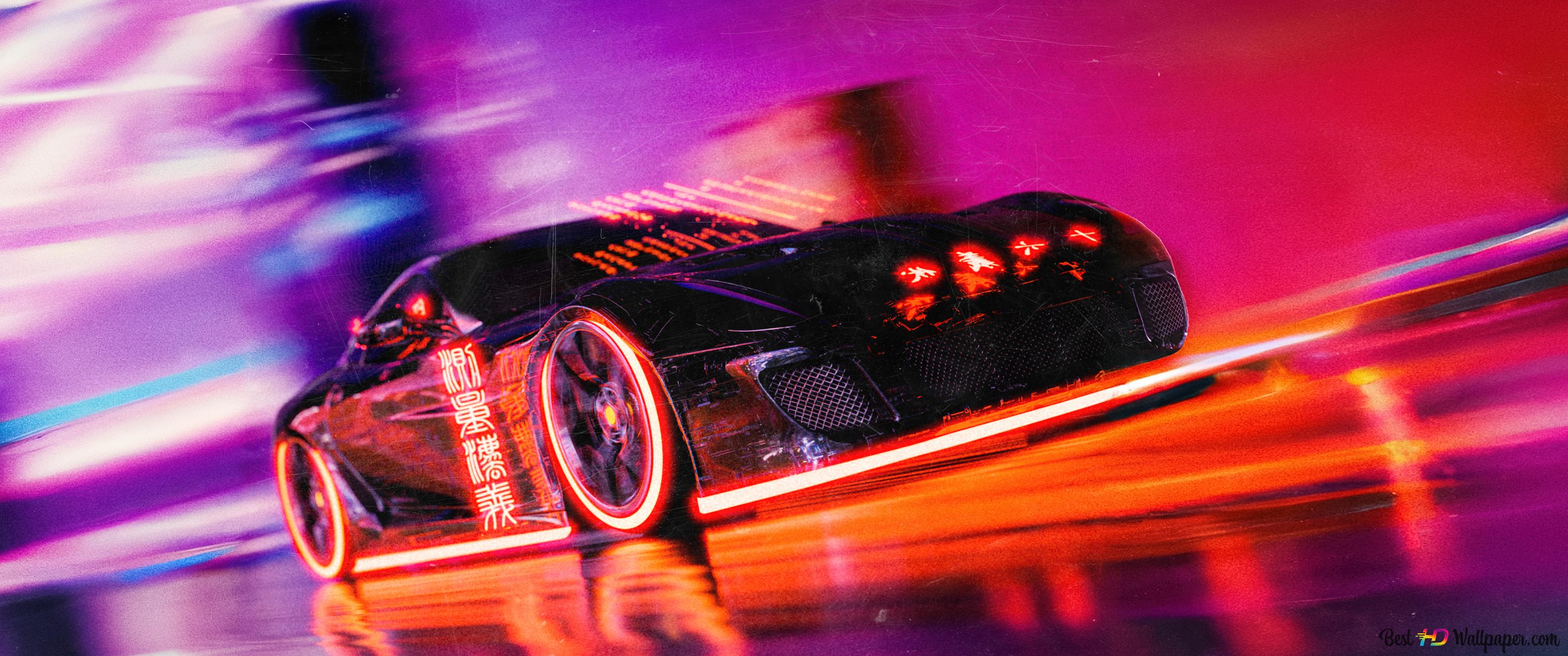 Black Racing Car 4k Wallpaper