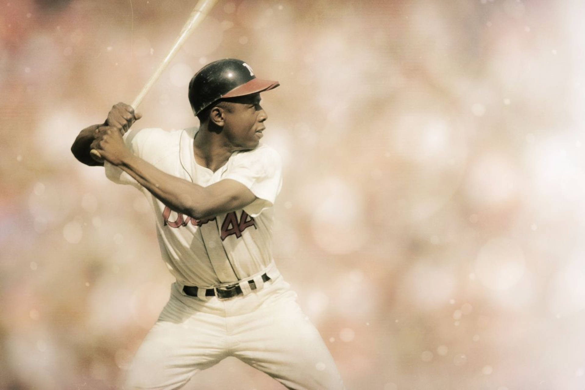 Hank Aaron Bokeh Wallpaper