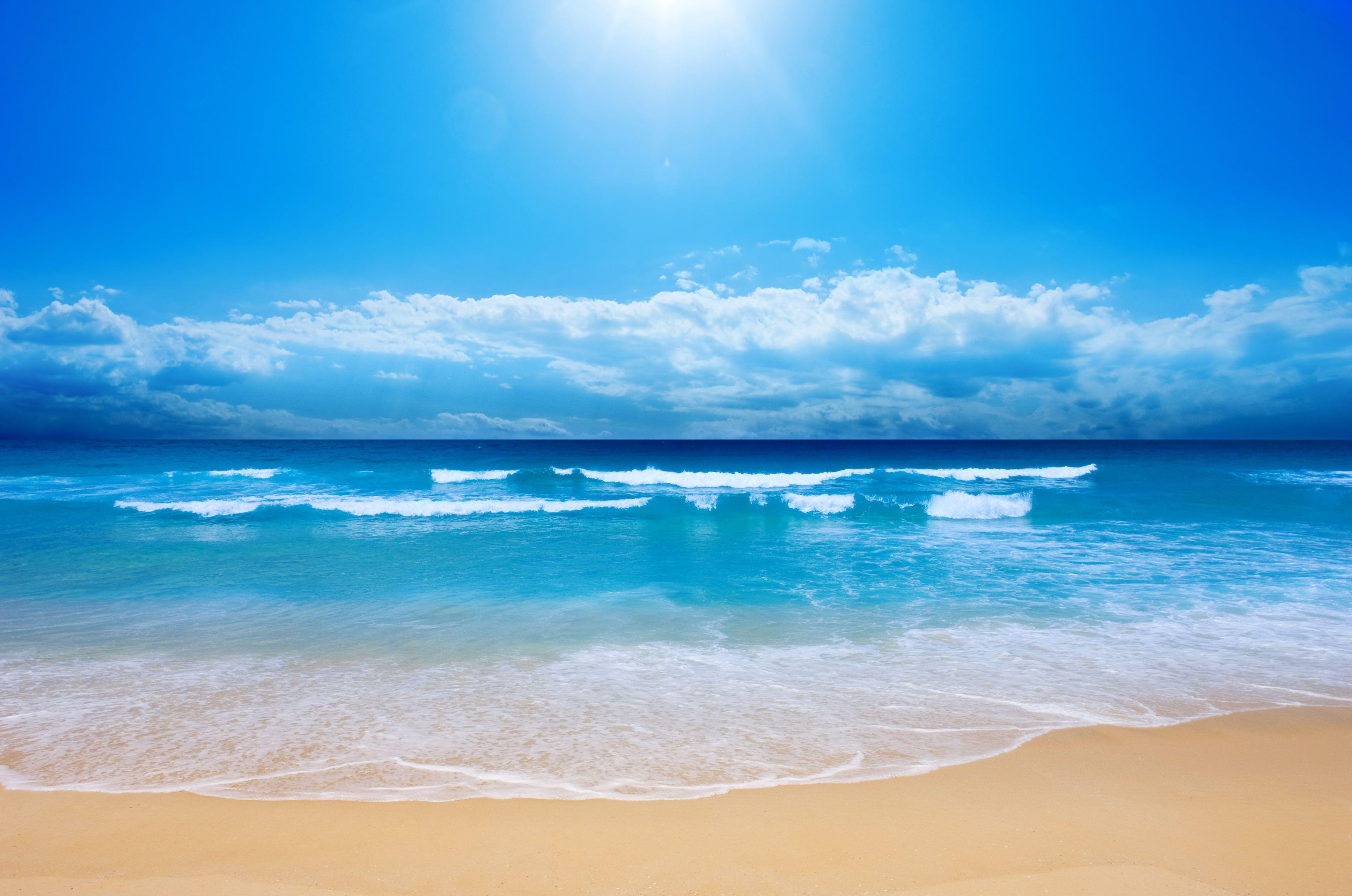 Sunny Day 4k Summer Beach Wallpaper HDwallpaper Desktop